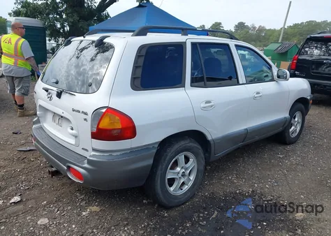 2004 Hyundai Santa Fe Gls z USA, uszkodzony, nr VIN KM8SC73D24U599503